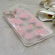 قاب گوشی Galaxy S24 FE سامسونگ شفاف PC CASE شفاف پشت طلق فانتزی طرح گل کد 157696