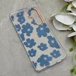 قاب گوشی Galaxy S24 FE سامسونگ شفاف PC CASE شفاف پشت طلق فانتزی طرح گل کد 157697