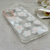 قاب گوشی Galaxy S24 FE سامسونگ شفاف PC CASE شفاف پشت طلق فانتزی طرح گل کد 157698