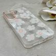 قاب گوشی Galaxy S24 FE سامسونگ شفاف PC CASE شفاف پشت طلق فانتزی طرح گل کد 157698