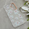 قاب گوشی Galaxy S24 FE سامسونگ شفاف PC CASE شفاف پشت طلق فانتزی طرح گل کد 157698