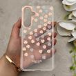 قاب گوشی Galaxy S25 FE سامسونگ شفاف PC CASE شفاف پشت طلق فانتزی طرح گل کد 157700
