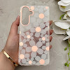 قاب گوشی Galaxy S25 FE سامسونگ شفاف PC CASE شفاف پشت طلق فانتزی طرح گل کد 157701