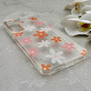 قاب گوشی Galaxy S25 FE سامسونگ شفاف PC CASE شفاف پشت طلق فانتزی طرح گل کد 157702
