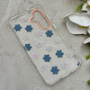 قاب گوشی Galaxy S25 FE سامسونگ شفاف PC CASE شفاف پشت طلق فانتزی طرح گل کد 157704