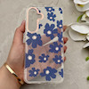 قاب گوشی Galaxy S25 FE سامسونگ شفاف PC CASE شفاف پشت طلق فانتزی طرح گل کد 157706