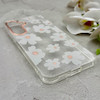 قاب گوشی Galaxy S25 FE سامسونگ شفاف PC CASE شفاف پشت طلق فانتزی طرح گل کد 157707