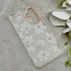 قاب گوشی Galaxy S25 FE سامسونگ شفاف PC CASE شفاف پشت طلق فانتزی طرح گل کد 157707