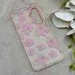 قاب گوشی Galaxy S25 FE سامسونگ شفاف PC CASE شفاف پشت طلق فانتزی طرح گل کد 157708