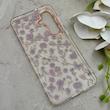 قاب گوشی Galaxy S25 FE سامسونگ شفاف PC CASE شفاف پشت طلق فانتزی طرح گل کد 157709