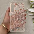 قاب گوشی Galaxy S25 FE سامسونگ شفاف PC CASE شفاف پشت طلق فانتزی طرح گل کد 157709