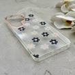 قاب گوشی Galaxy S26 Ultra سامسونگ شفاف PC CASE شفاف پشت طلق فانتزی طرح گل کد 157714
