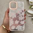 قاب گوشی iPhone 12 Pro Max آیفون شفاف PC CASE شفاف پشت طلق فانتزی طرح گل کد 157721