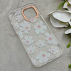 قاب گوشی iPhone 12 Pro Max آیفون شفاف PC CASE شفاف پشت طلق فانتزی طرح گل کد 157721