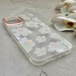 قاب گوشی iPhone 12 Pro Max آیفون شفاف PC CASE شفاف پشت طلق فانتزی طرح گل کد 157721