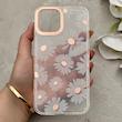 قاب گوشی iPhone 12 Pro Max آیفون شفاف PC CASE شفاف پشت طلق فانتزی طرح گل کد 157722