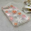 قاب گوشی iPhone 12 Pro Max آیفون شفاف PC CASE شفاف پشت طلق فانتزی طرح گل کد 157723