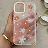 قاب گوشی iPhone 12 Pro Max آیفون شفاف PC CASE شفاف پشت طلق فانتزی طرح گل کد 157723
