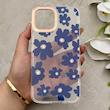 قاب گوشی iPhone 12 Pro Max آیفون شفاف PC CASE شفاف پشت طلق فانتزی طرح گل کد 157724