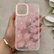 قاب گوشی iPhone 12 Pro Max آیفون شفاف PC CASE شفاف پشت طلق فانتزی طرح گل کد 157726