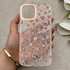 قاب گوشی iPhone 12 Pro Max آیفون شفاف PC CASE شفاف پشت طلق فانتزی طرح گل کد 157727