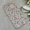 قاب گوشی iPhone 12 Pro Max آیفون شفاف PC CASE شفاف پشت طلق فانتزی طرح گل کد 157727