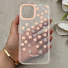 قاب گوشی iPhone 12 Pro Max آیفون شفاف PC CASE شفاف پشت طلق فانتزی طرح گل کد 157728