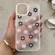 قاب گوشی iPhone 12 Pro Max آیفون شفاف PC CASE شفاف پشت طلق فانتزی طرح گل کد 157729