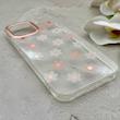 قاب گوشی iPhone 12 Pro Max آیفون شفاف PC CASE شفاف پشت طلق فانتزی طرح گل کد 157730