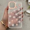 قاب گوشی iPhone 12 Pro Max آیفون شفاف PC CASE شفاف پشت طلق فانتزی طرح گل کد 157730