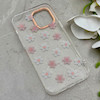 قاب گوشی iPhone 12 Pro Max آیفون شفاف PC CASE شفاف پشت طلق فانتزی طرح گل کد 157730