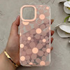 قاب گوشی iPhone 12 Pro Max آیفون شفاف PC CASE شفاف پشت طلق فانتزی طرح گل کد 157731