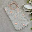 قاب گوشی iPhone 13 Pro Max آیفون شفاف PC CASE شفاف پشت طلق فانتزی طرح گل کد 157733
