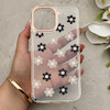 قاب گوشی iPhone 13 Pro Max آیفون شفاف PC CASE شفاف پشت طلق فانتزی طرح گل کد 157736