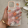 قاب گوشی iPhone 13 Pro Max آیفون شفاف PC CASE شفاف پشت طلق فانتزی طرح گل کد 157737