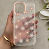 قاب گوشی iPhone 13 Pro Max آیفون شفاف PC CASE شفاف پشت طلق فانتزی طرح گل کد 157738