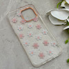 قاب گوشی iPhone 13 Pro Max آیفون شفاف PC CASE شفاف پشت طلق فانتزی طرح گل کد 157738