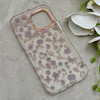 قاب گوشی iPhone 13 Pro Max آیفون شفاف PC CASE شفاف پشت طلق فانتزی طرح گل کد 157740