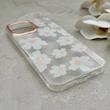 قاب گوشی iPhone 13 Pro Max آیفون شفاف PC CASE شفاف پشت طلق فانتزی طرح گل کد 157742