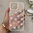 قاب گوشی iPhone 16 Pro Max آیفون شفاف PC CASE شفاف پشت طلق فانتزی طرح گل کد 157743