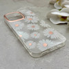 قاب گوشی iPhone 16 Pro Max آیفون شفاف PC CASE شفاف پشت طلق فانتزی طرح گل کد 157744