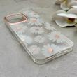 قاب گوشی iPhone 16 Pro Max آیفون شفاف PC CASE شفاف پشت طلق فانتزی طرح گل کد 157744