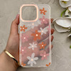 قاب گوشی iPhone 16 Pro Max آیفون شفاف PC CASE شفاف پشت طلق فانتزی طرح گل کد 157745