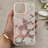 قاب گوشی iPhone 16 Pro Max آیفون شفاف PC CASE شفاف پشت طلق فانتزی طرح گل کد 157746