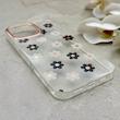 قاب گوشی iPhone 16 Pro Max آیفون شفاف PC CASE شفاف پشت طلق فانتزی طرح گل کد 157748