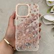 قاب گوشی iPhone 16 Pro Max آیفون شفاف PC CASE شفاف پشت طلق فانتزی طرح گل کد 157750