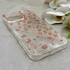 قاب گوشی iPhone 16 Pro Max آیفون شفاف PC CASE شفاف پشت طلق فانتزی طرح گل کد 157750
