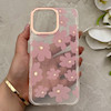 قاب گوشی iPhone 16 Pro Max آیفون شفاف PC CASE شفاف پشت طلق فانتزی طرح گل کد 157752