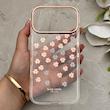 قاب گوشی iPhone 17 Pro Max آیفون شفاف PC CASE شفاف پشت طلق فانتزی طرح گل کد 157755