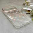 قاب گوشی iPhone 17 Pro Max آیفون شفاف PC CASE شفاف پشت طلق فانتزی طرح گل کد 157755